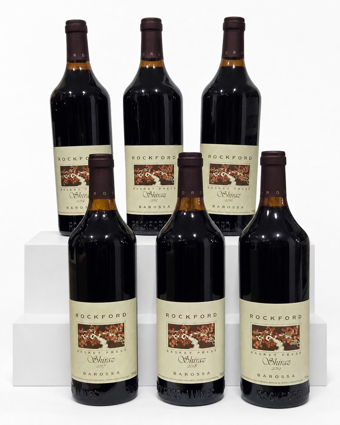 Rockford Basket Press Shiraz Vertical Set 2014–2019 (6 x 750ml)