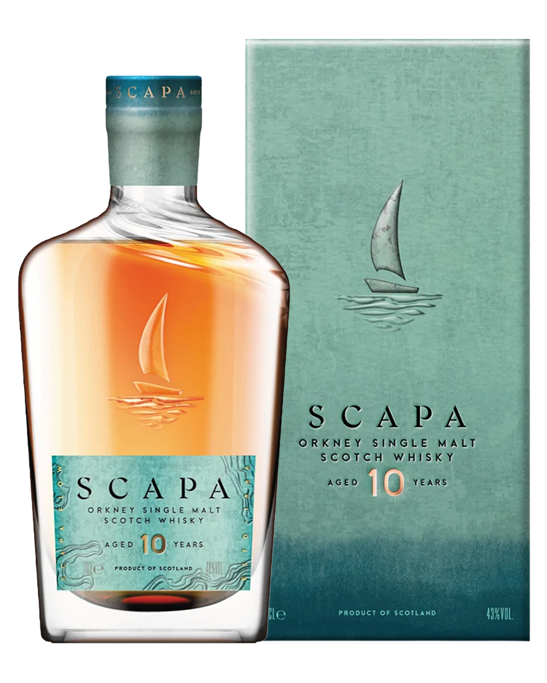 Scapa 10 Year Old Single Malt Scotch Whisky 700ml