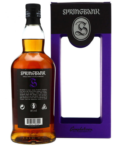 Springbank 18 Year Old Single Malt Whisky 2020 Release 700ml