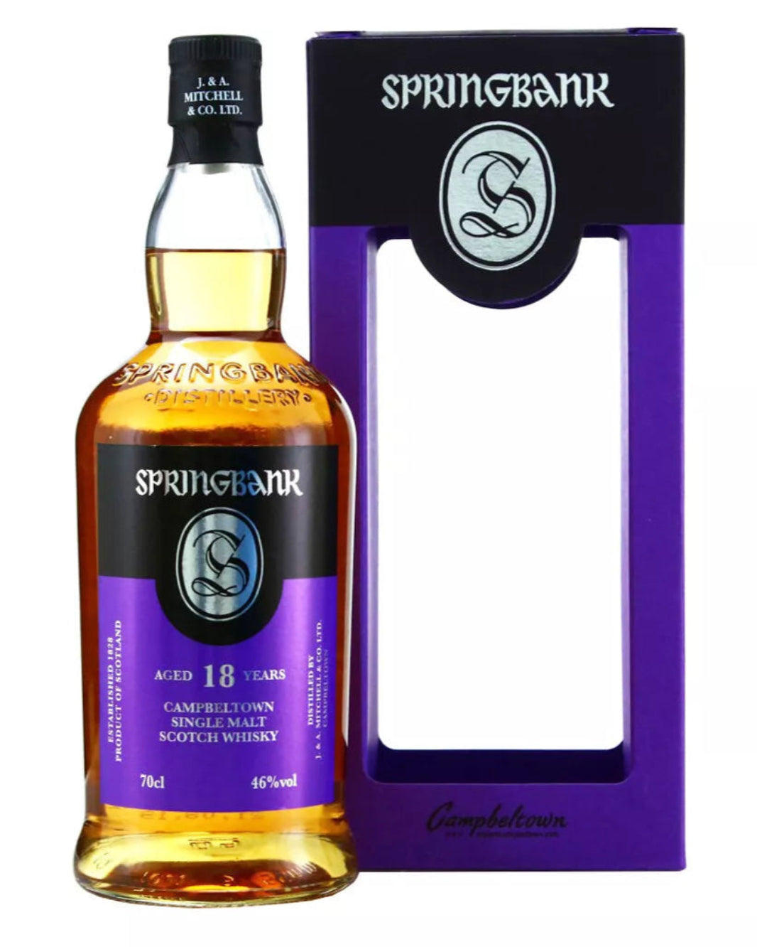 Springbank 18 Year Old Single Malt Whisky 2020 Release 700ml