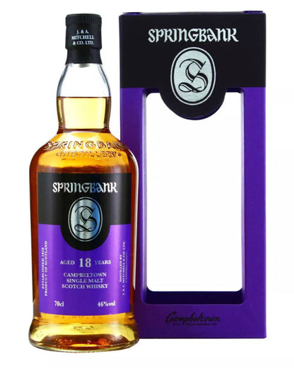 Springbank 18 Year Old Single Malt Whisky 2020 Release 700ml