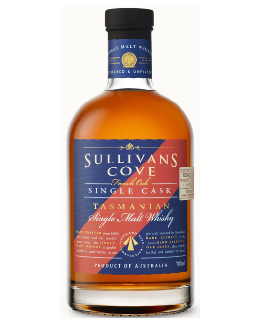 Sullivans Cove Aged 11 Years French Oak Second-Fill Whisky (TD0423) 700ml