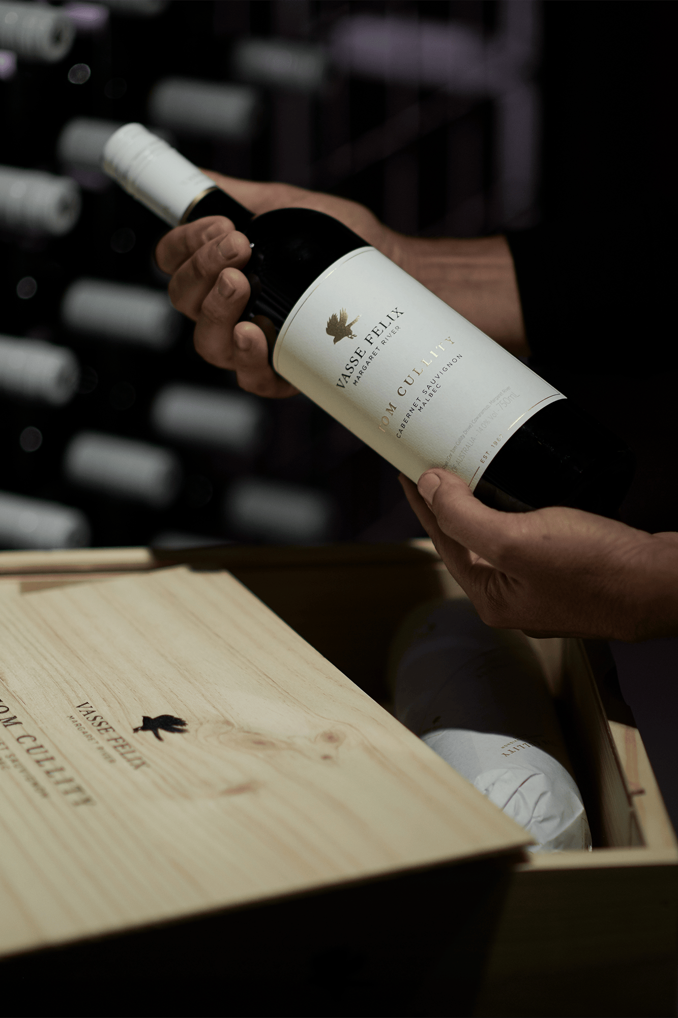 2021 Vasse Felix Tom Cullity Cabernet Sauvignon Malbec 750ml*6 Wooden Case 6-pk