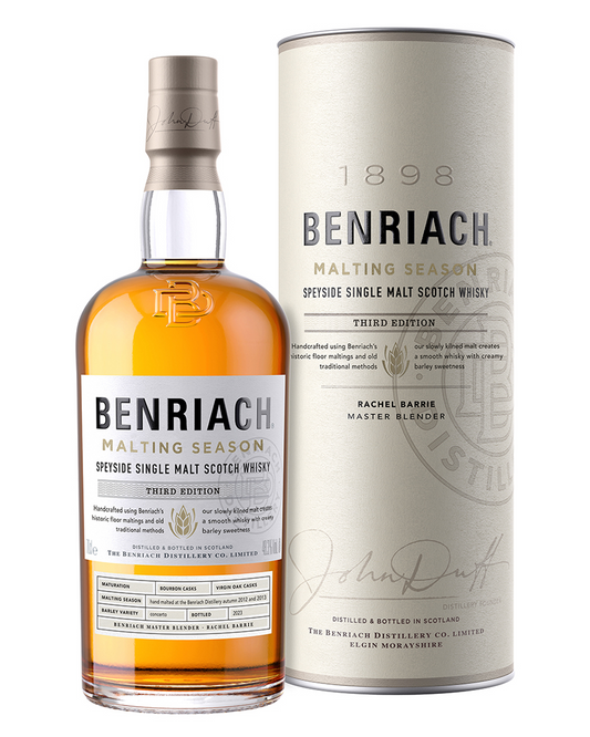 The BenRiach Malting Season Single Malt Scotch Whisky Third Edition 700ml