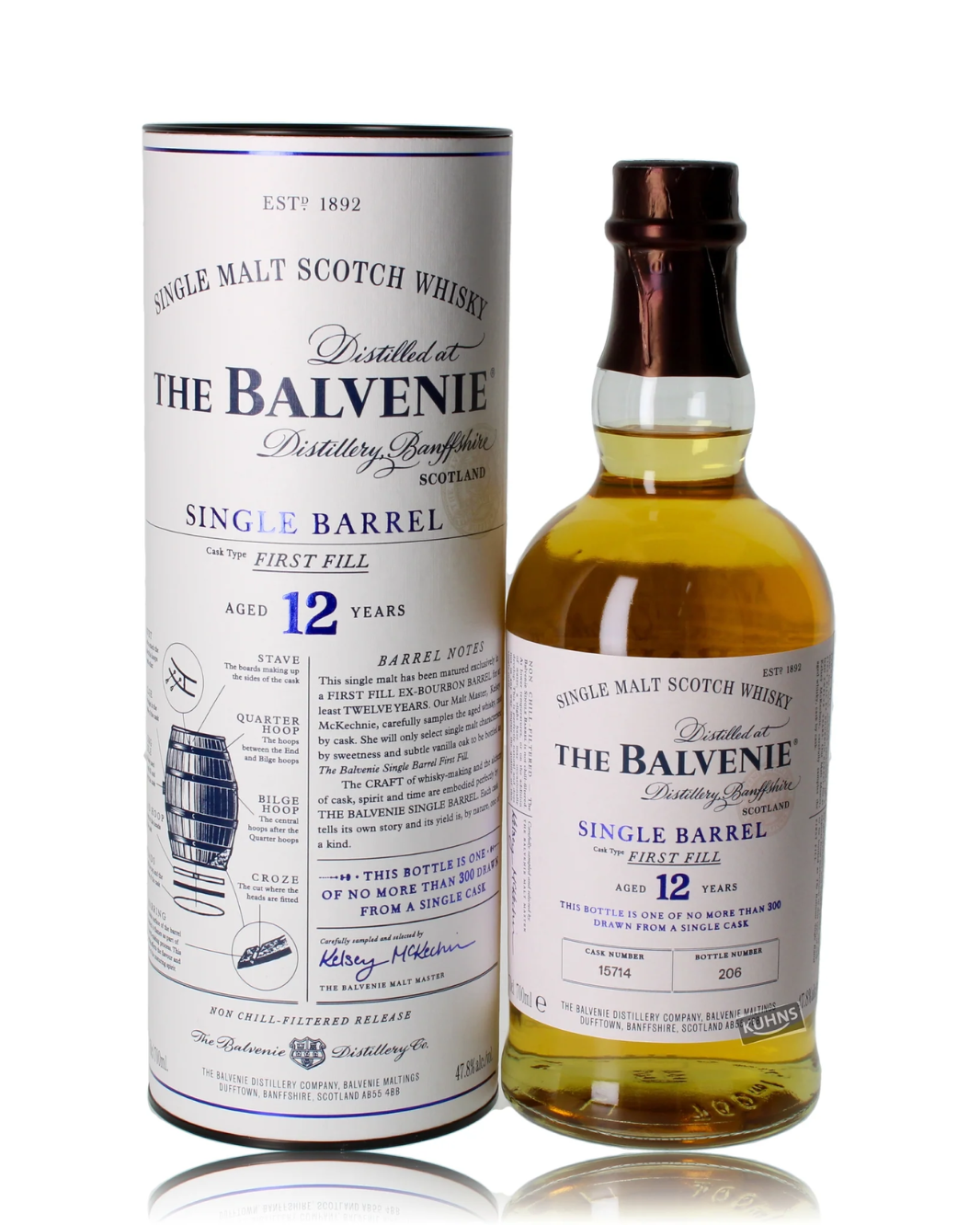 The Balvenie First Fill 12 Year Old Single Barrel 700ml