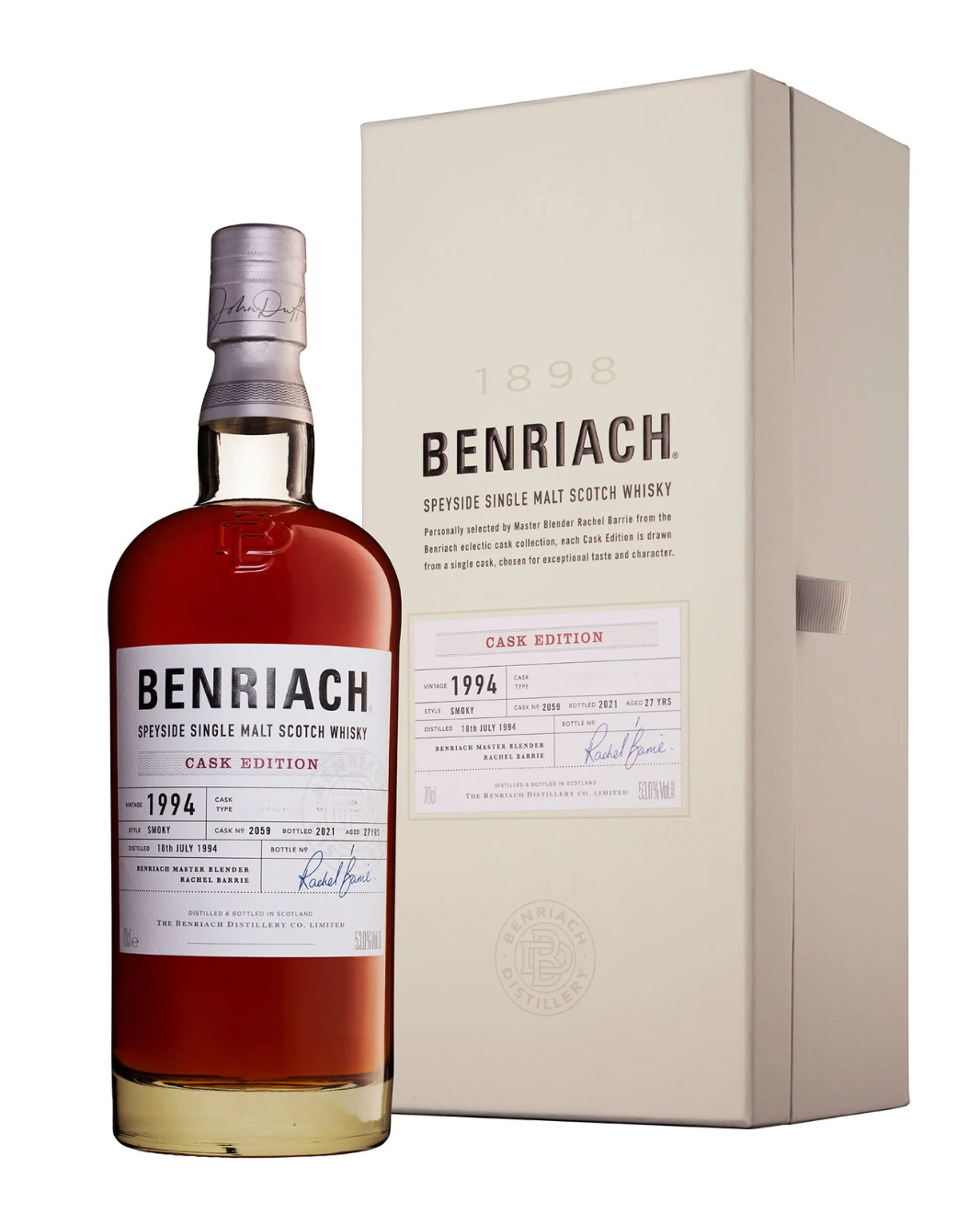 The Benriach 1994 Marsala Hogshead Single Cask Single Malt Scotch Whisky 700ml