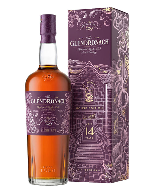 The Glendronach 200th Anniversary Edition 14 Year Old Single Malt Scotch Whisky 700ml Gift Box