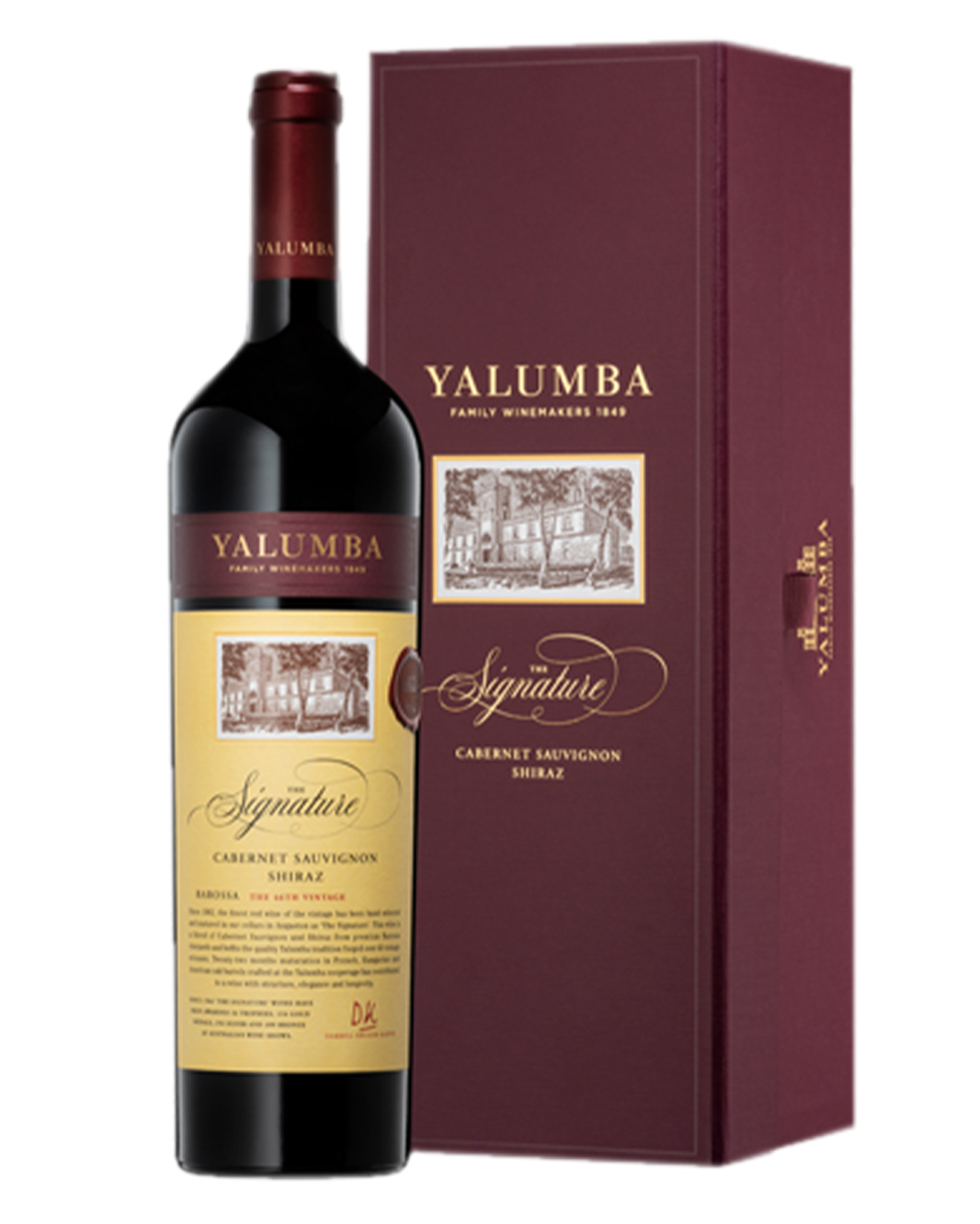 2018 Yalumba The Signature Cabernet Sauvignon Shiraz Gift Box 750ml