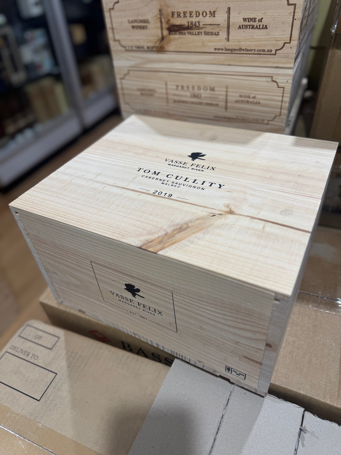 2019 Vasse Felix Tom Cullity Cabernet Sauvignon Malbec 750ml*6 Wooden Case 6pk