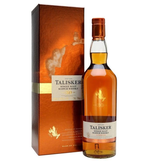 Talisker 30 Year Old Single Malt Scotch Whisky 700ml Amber Gift Box