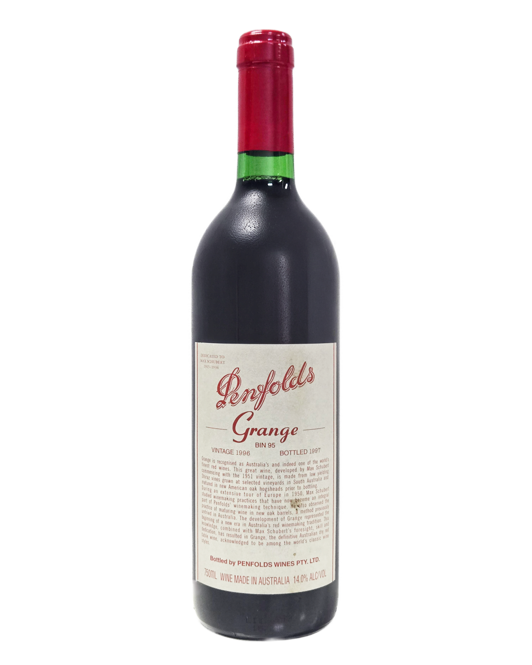 1996 Penfolds Bin 95 Grange Shiraz 750ml