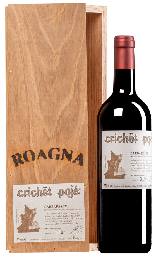 2016 Roagna Crichet Paje Barbaresco DOCG 750ml Wooden Box