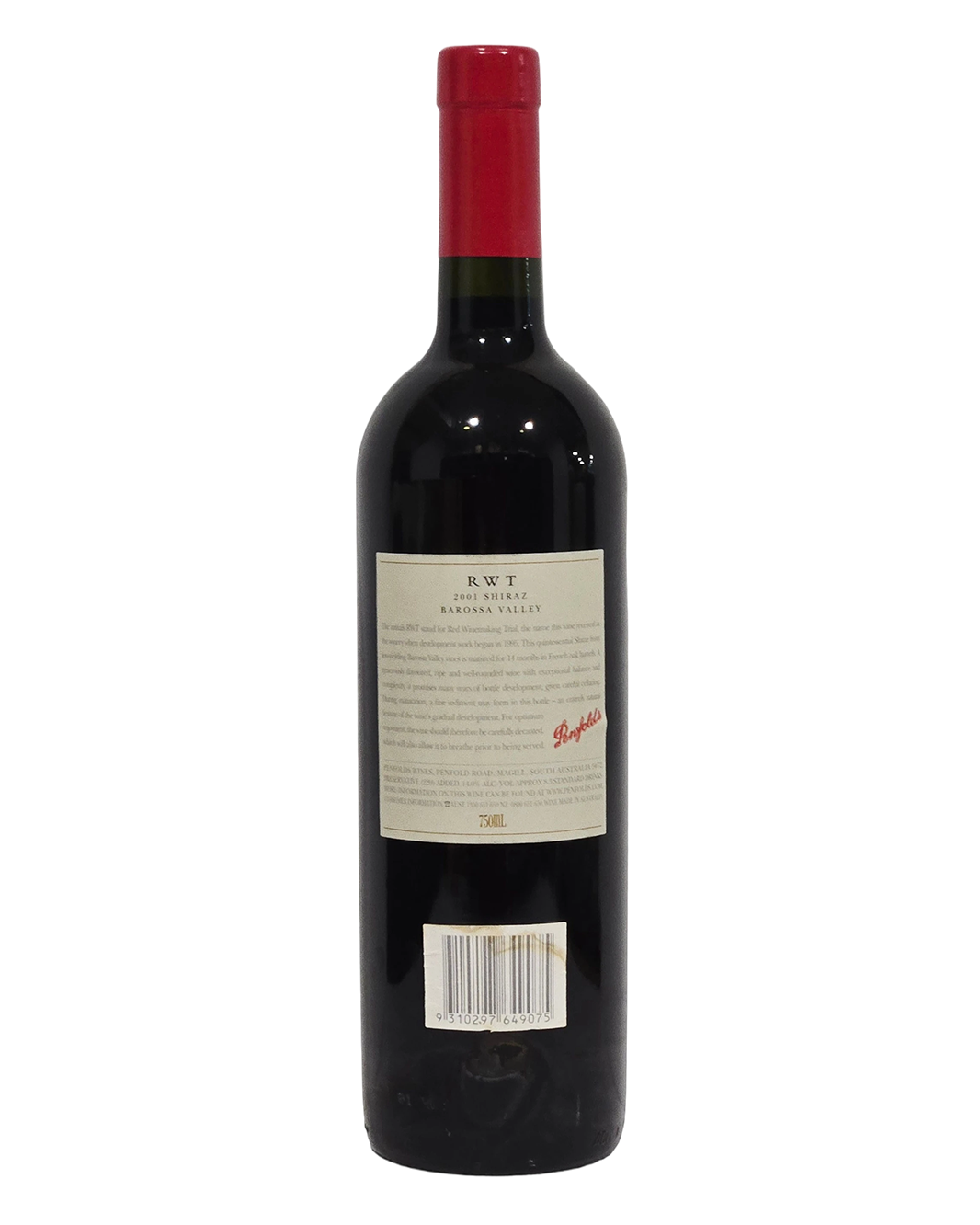 2001 Penfolds RWT Bin 798 Shiraz 750ml