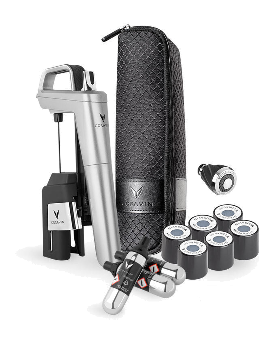 Coravin Timeless Six+ Silver bundle - official product photograph