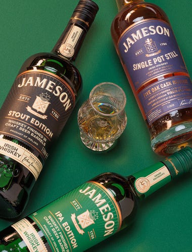 Jameson Craft Beer Barrel Twin-Pack – 1L Stout Edition + 700ml IPA Edition