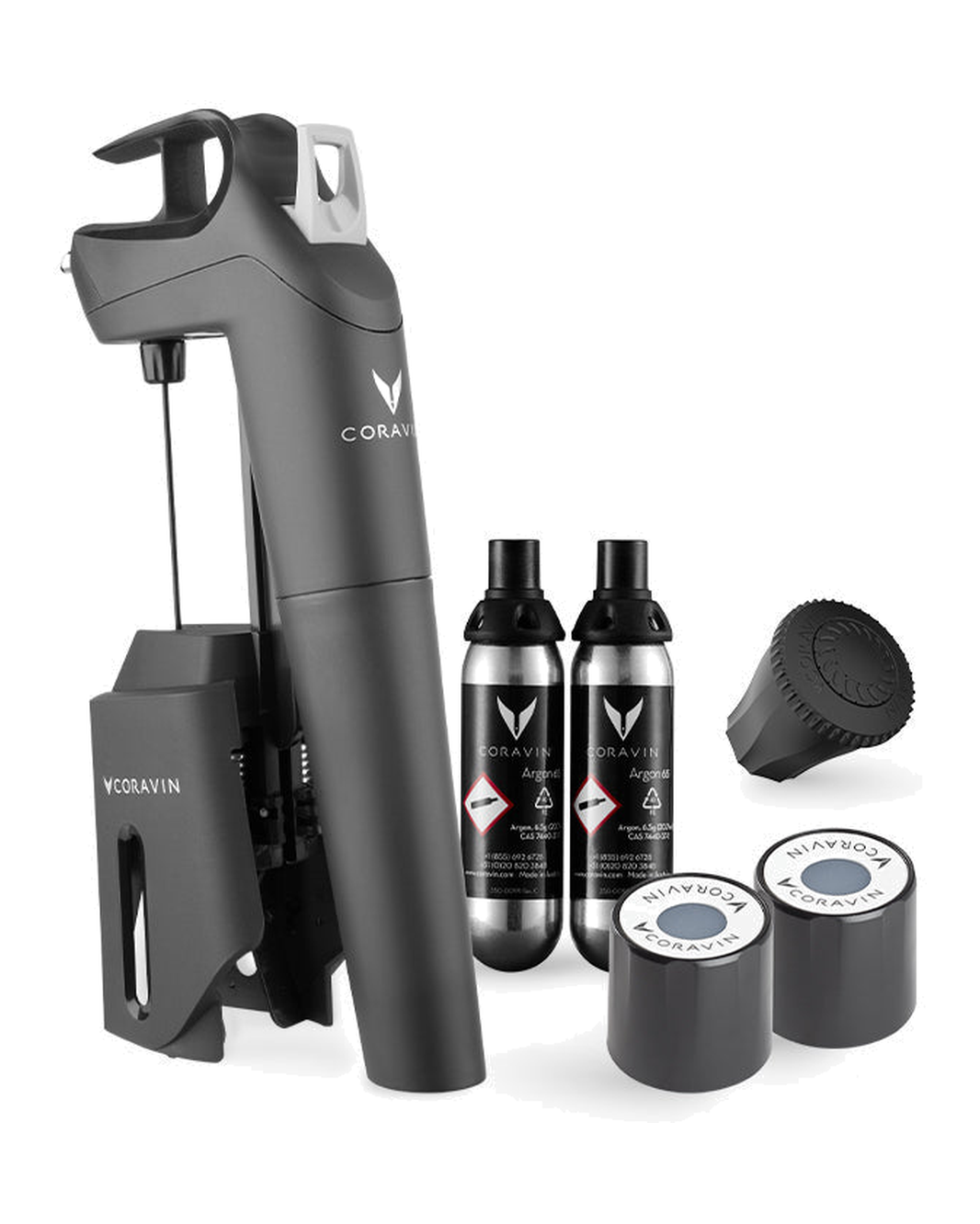 Coravin Timeless Three+ Black system and genuine kit accessories