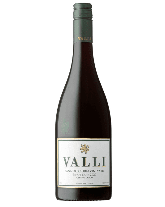 2022 Valli Wines Bannockburn Vineyard Pinot Noir 750ml